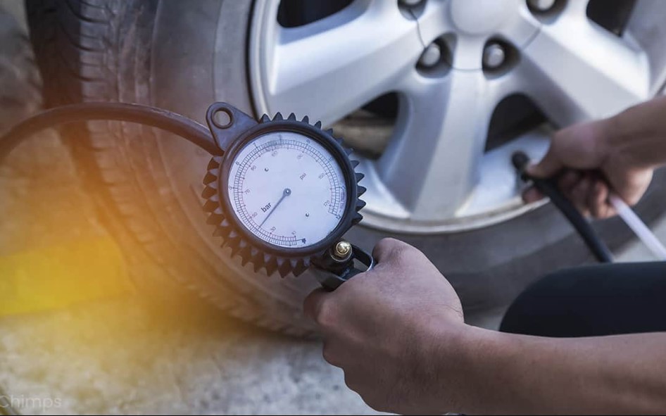 How can I tell if my tire pressure is too low