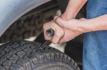 How to Put a Patch on a Punctured Tire