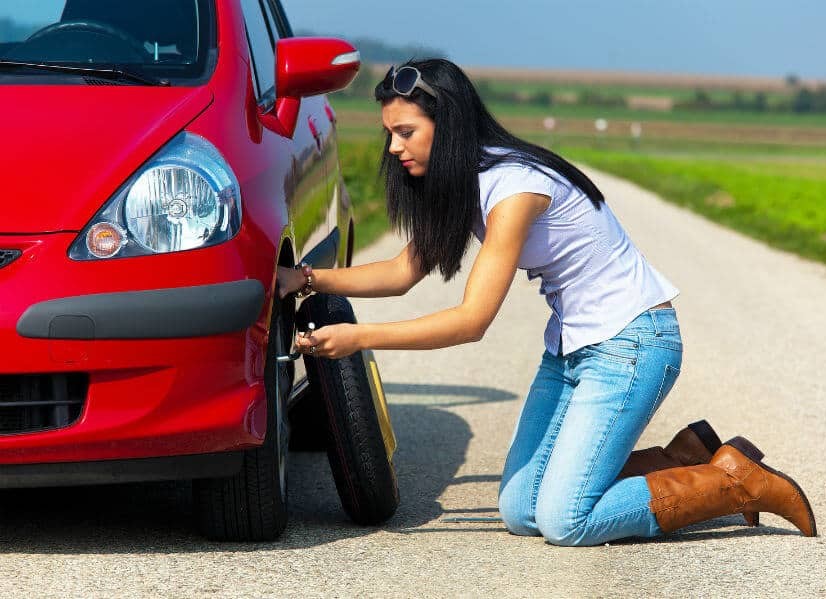 How to change a flat tire
