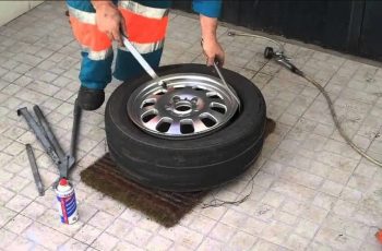 how to take tire off rim